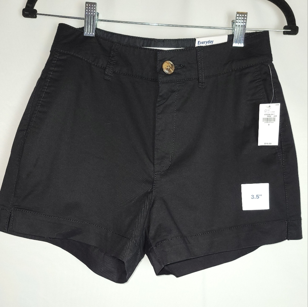 Old Navy, Everyday Shorts, Size 0, Black